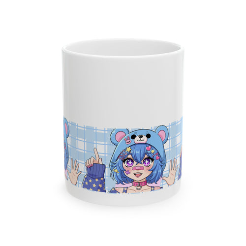 Blue Bear Anime Mug