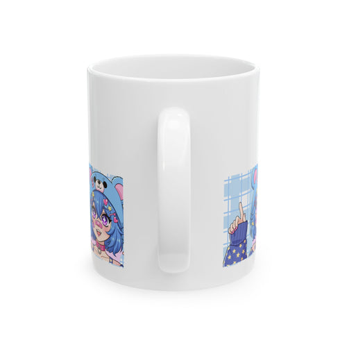 Blue Bear Anime Mug